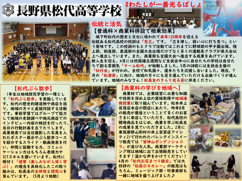 まつしろ学校だよりNO.75【松代高校】.pdfの1ページ目のサムネイル